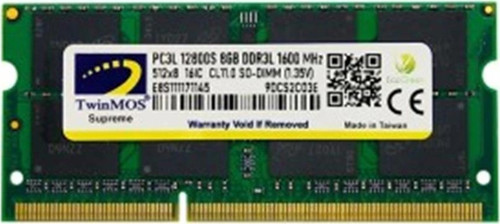 8GB DDR3 1600MHz CL16 1.5V MDD38GB1600N Notebook Ram