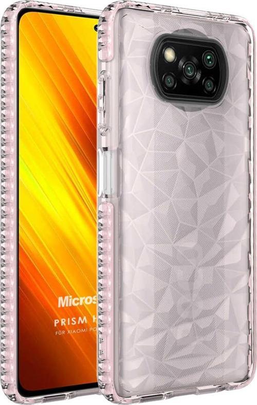 Xiaomi Poco X3 NFC Kılıf Prism Hybrid Pembe