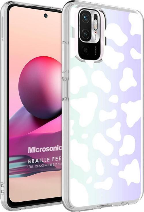 Xiaomi Poco M5s Braille Feel Desenli Kılıf Cow