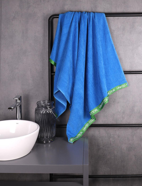 BE-0823-BL Benetton Plaj Havlu