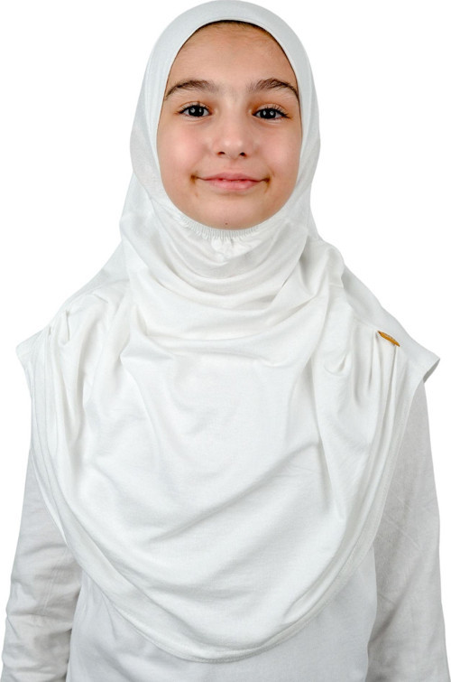 Pratik Hazır Geçmeli Çocuk Şal Krem