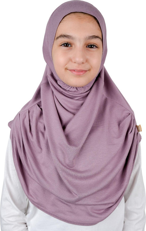 Pratik Hazır Geçmeli Çocuk Şal Gül Kurusu