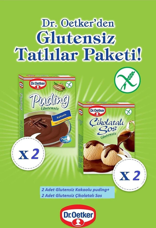 Dr. Oetker Glutensiz Avantaj Paketi Karma Set (2 Çeşit - 4 Parça)