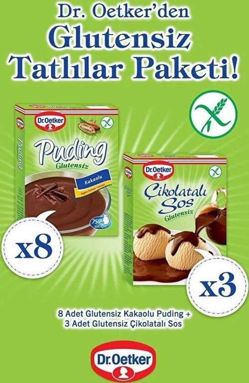 Dr. Oetker Glutensiz Avantaj Paketi Karma Set (2 Çeşit - 11 Parça)