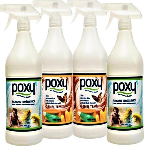Çok Amaçlı Genel Temizlik Leke Çözücü 2 X 1 Lt & Fayans Derz Temizleyici 2 X 1 Lt
