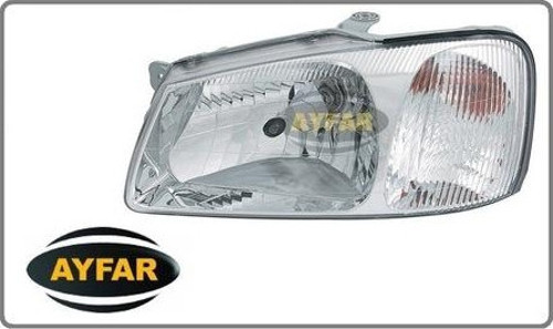Ön Far Sol beyaz Hyundai Accent 00-02 Ayfar 9210125010