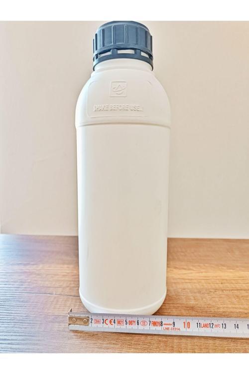 1 Litre Boş Bidon 5 Adet - Kilitli Kapaklı- Kalın Plastik