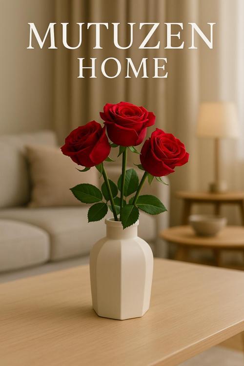 Modern Tasarımlı Vazo - Taş Tozu