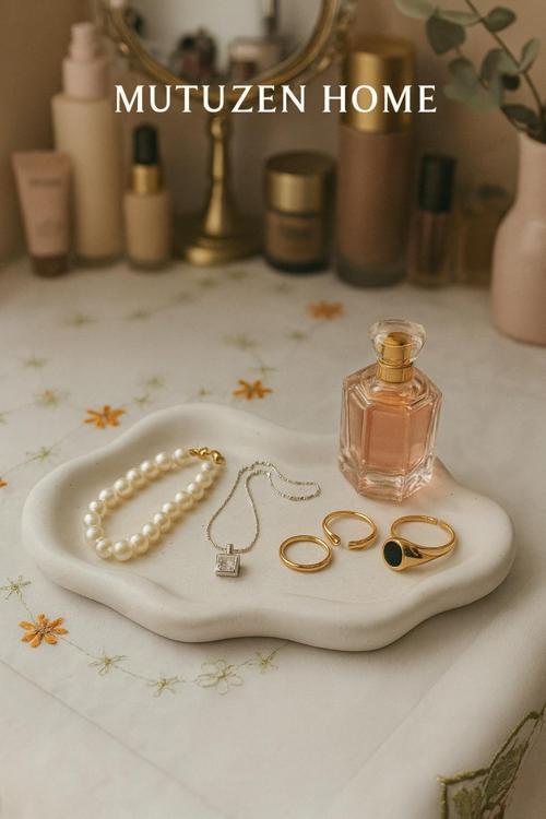 Dekoratif Bulut Takı Tabağı - Taş Tozu