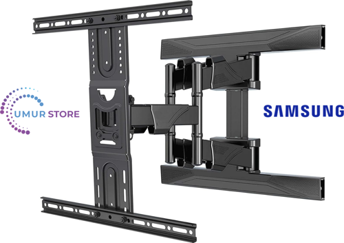 Samsung 55cu8100 55" 140 Ekran 4k Uhd Smart Lcd Led Televizyon Ultra İnce Hareketli Askı Aparatı