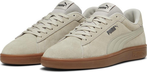 390984 Smash 3.0 Deri Sneaker Erkek Spor Ayakkabı Bej