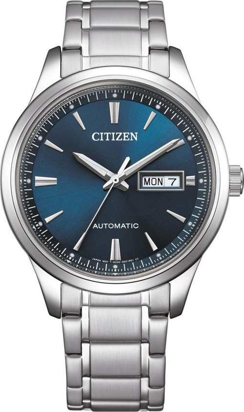 Ny4058-79Lc Erkek Kol Saati | 40 Mm Gümüş Paslanmaz Çelik Kasa, Mavi Kadran, Otomatik Mekan