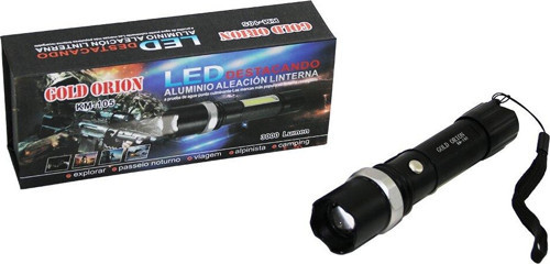 GOLD ORION KM-105 2IN1 ZOOMLU EL FENERİ - COB LED USB ŞARJLI METAL KASA 15.5CM 3000 LUMEN (5314)
