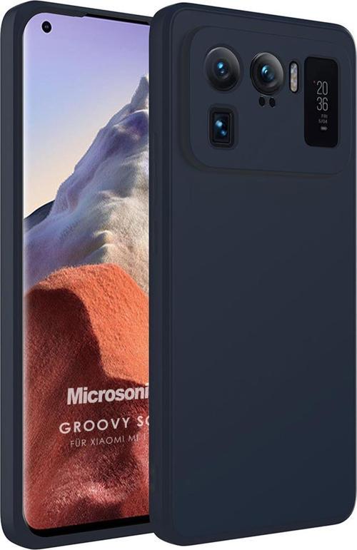 Xiaomi Mi 11 Ultra Kılıf Groovy Soft Lacivert