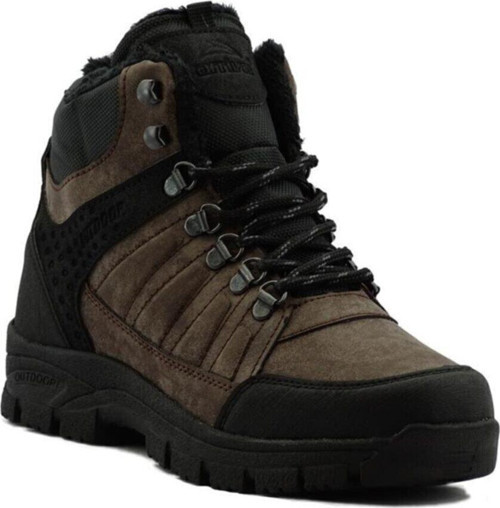 Erkek Kışlık Bot Bağlı Ve Yandan Fermuarlı Suya Dayanıklı