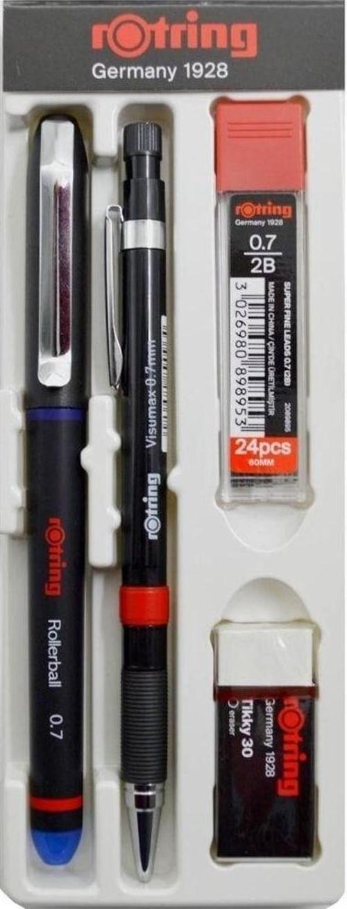 Ofis Seti Visumax Versatil Kalem 0,7 Mm + Roller Kalem Mavi RO-OFISSET-M