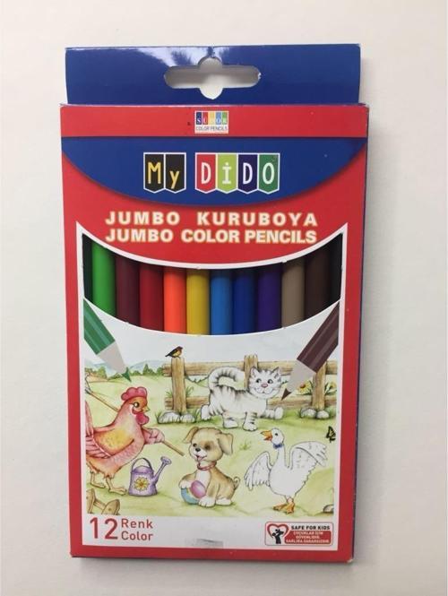 My Dido MYK02 Kuru Boya Kalemi Tam Boy 12 Renk