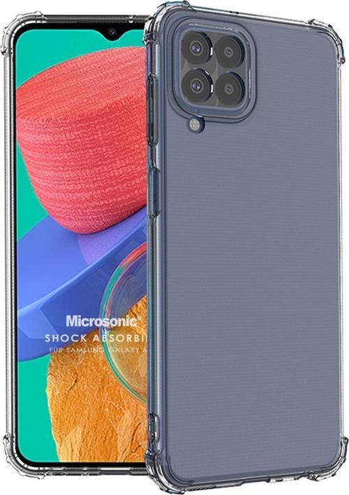 Samsung Galaxy M33 Kılıf Shock Absorbing Şeffaf