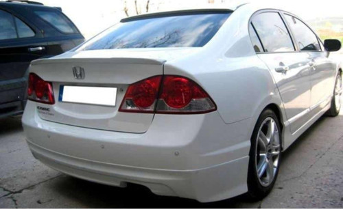 Honda Cıvıc Fd6 Arka Tampon Eki 2007/2011 - Mat Siyah Uyumlu