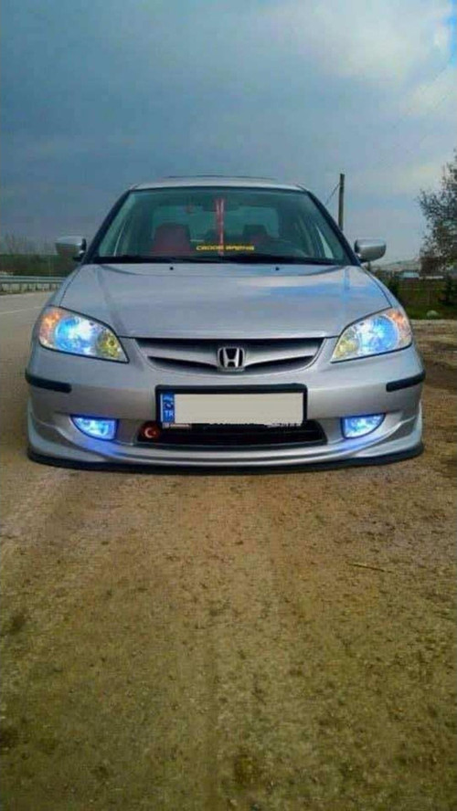 Honda Cıvıc Uyumlu 2004-2006 S2000 Ön Ek - Mat Siyah