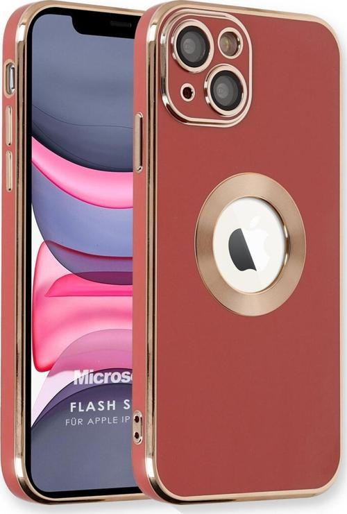 Apple iPhone 13 Kılıf Flash Stamp Kırmızı