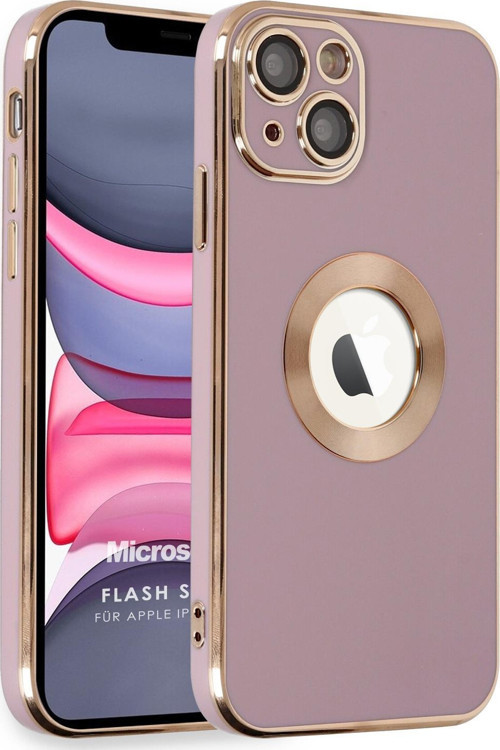 Apple İphone 13 Kılıf Flash Stamp Pembe