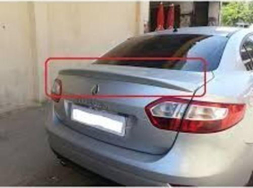 Renault Fluence Bagaj Spoiler Anatomik Model - Mat Siyah - Kampanyalı Fiyah