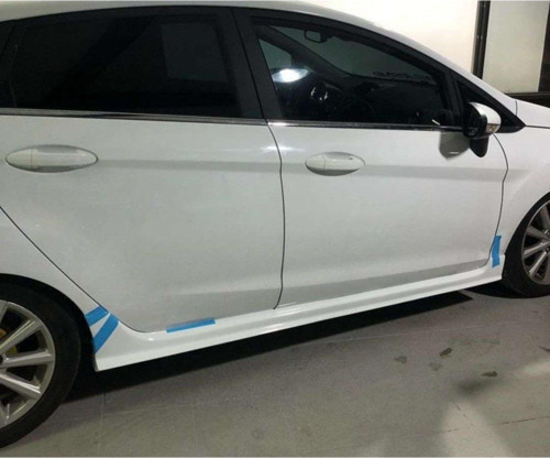 Ford Fiesta Uyumlu Marşpiyel Sağ Sol Takım - Mat Siyah