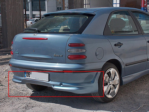Fiat Brava Arka Tampon Eki Fiberglass Boyasız A+ Kalite