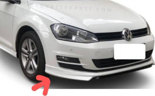 Golf 7 Ön Tampon Eki - Mat Siyah - Kampanyalı Fiyah