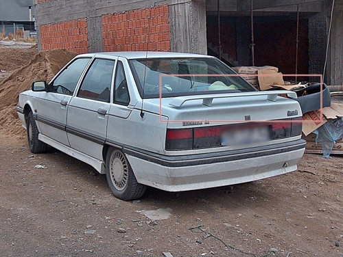 Renault Concorde Spoyler Fiberglass Boyasız