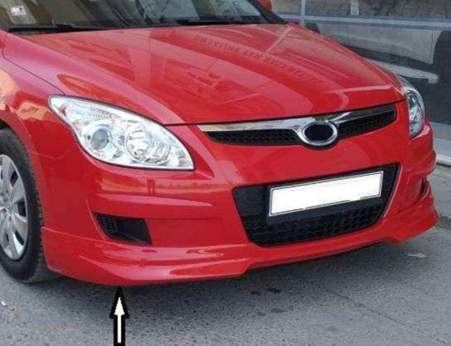 Hyundaı I30 Ön Tampon Eki - Mat Siyah - Kampanyalı Fiyah