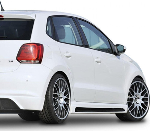 Volkswagen Polo 6R Marşpiyel Takım Sağ Sol 2010-2017 Mat Siyah Uyumlu