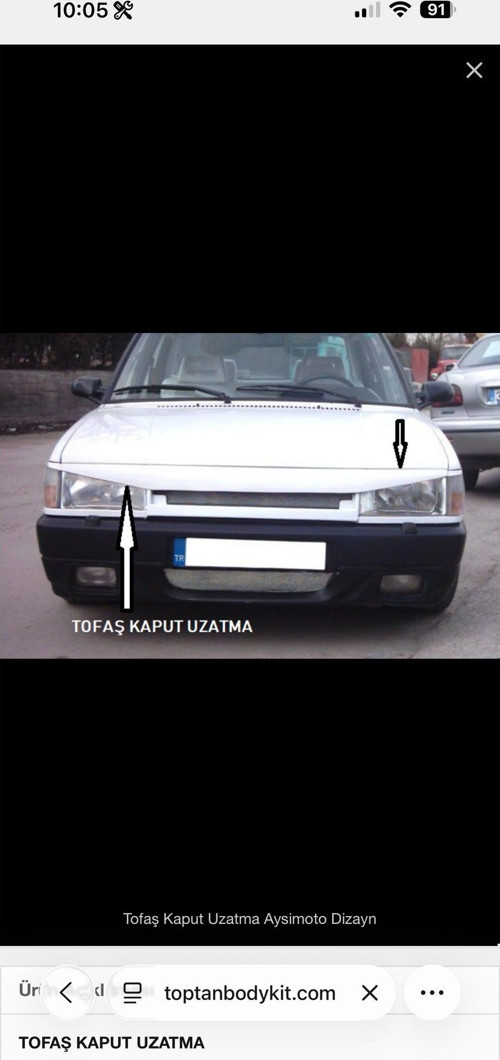 Tofaş Kaput Uzatma Aysimoto Dizayn