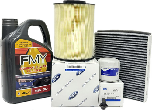 Ford C-Max 1.6 Benzinli Filtre Bakım Seti 2011-2018 Hava+Yağ+Karbonlu Polen Filtresi+Motor Yağı