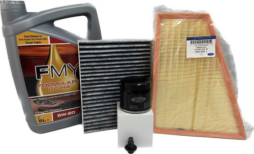 Ford Mondeo 1.6 Ecoboost 160Hp Filtre Bakım Seti 2011-2014 Hava+Yağ+K.Polen Filtresi+Motor Yağı