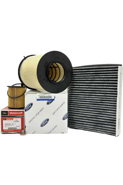 Ford Kuga 1.5 TDCi Dizel Filtre Bakım Seti 2017-2019 Hava+Yağ+Karbonlu Polen Filtresi