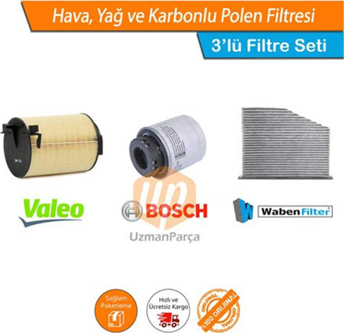 Passat B7 1.4 TSI Filtre Seti Valeo Bosch Wbn Karbonlu 2011-2014
