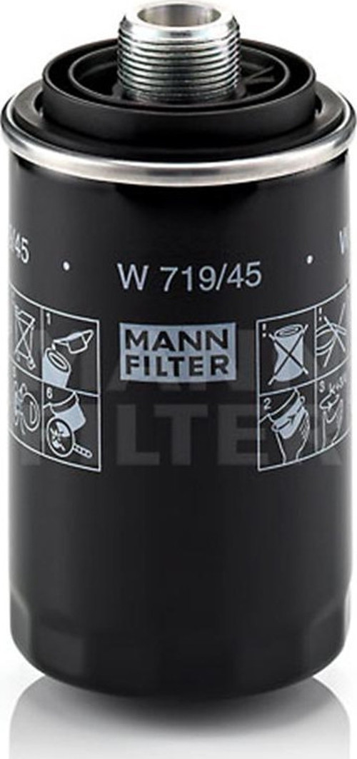 Audi Q5 2.0 TFSI 211HP Benzinli Yağ Filtresi 2009-2012 Mann Filter