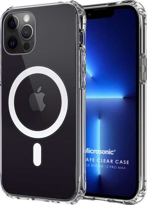 Apple iPhone 13 Pro Max Kılıf MagSafe Clear Soft Şeffaf