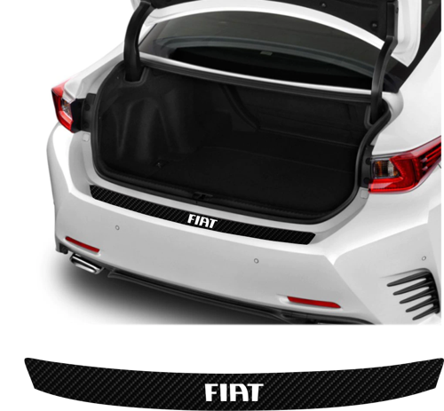Fiat Linea İçin Özel Uyumlu Aksesuar Oto Arka Tampon Bagaj Koruyucu Özel Sticker 92*7 Cm