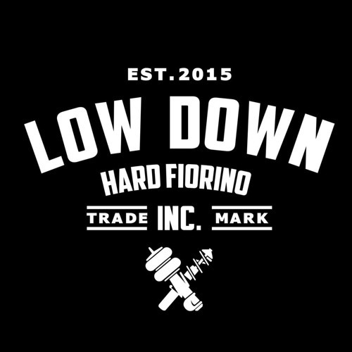 Low Down Hard Fiorino Arka Cam Özel Sticker 40*31 Cm