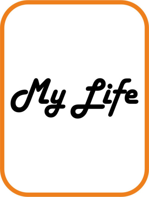 My Life - Benim Hayatım Oto Motor Özel Sticker Siyah 20*7 Cm