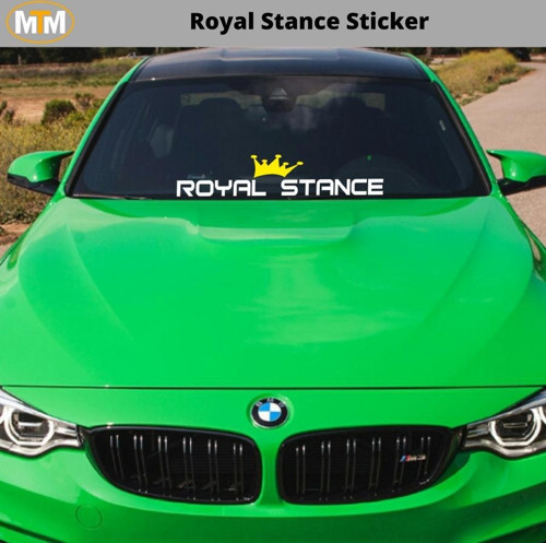 Royal Stance Oto Özel Sticker