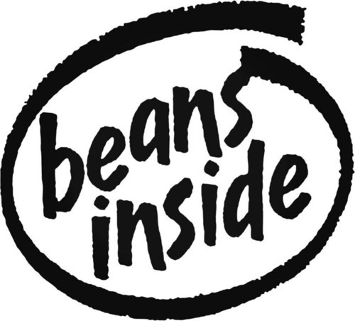 Funny Beans Inside Oto Özel Sticker 20 Cm