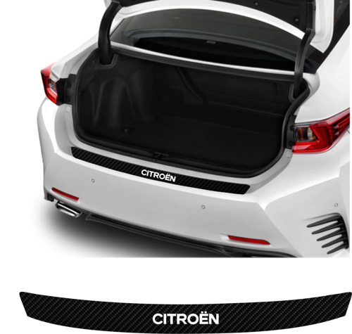 Citroen C5 İçin Özel Uyumlu Aksesuar Oto Arka Tampon Bagaj Koruyucu Özel Sticker 92*7 Cm