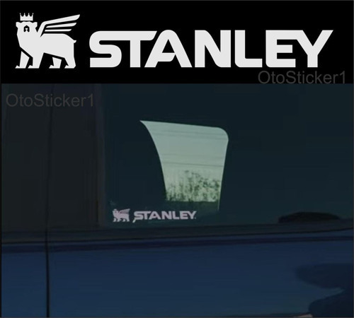 Orijinal Stanley Logo Özel Sticker Set 2 Adet 14*2 Cm