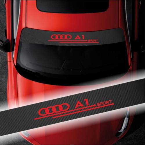 Audi A1 İçin Özel Uyumlu Aksesuar Oto Ön Cam Oto Özel Sticker Karbon
