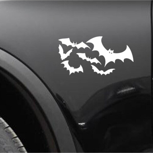Yarasa Tasarım Su Geçirmez Çıkarılabilir Oto Özel Sticker 19*36 Cm