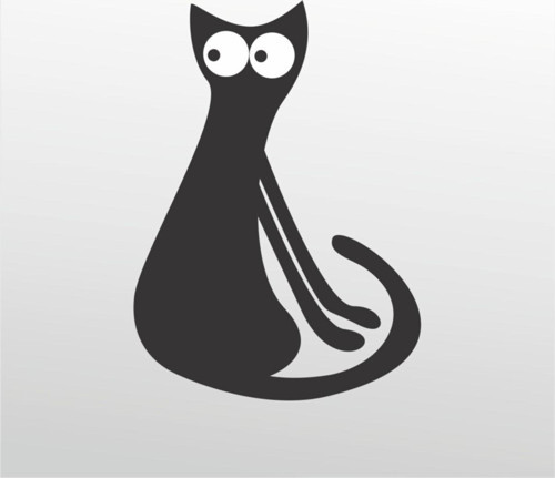 Folyo Özel Sticker Kedi 118